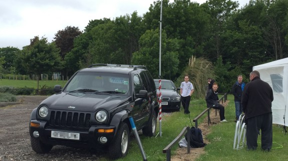 Thanks to Mark 2E0RMT for the Comms vehicle and the gazebo