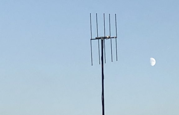 Geoff G0DDX's antenna - not quite up to moonbounce