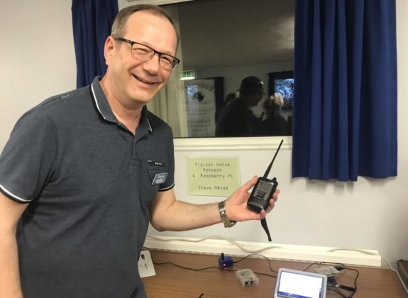 D-Star hotspot running on a Raspberry Pi 3, with thanks to Steve M0SHQ