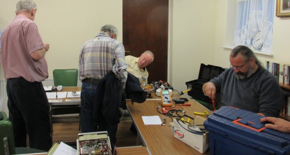 The CARS Construction Corner at the August Skills Night