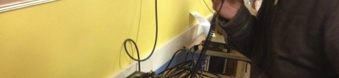 Selim M0XTA working 4 metres (Pic: Trevor M5AKA)