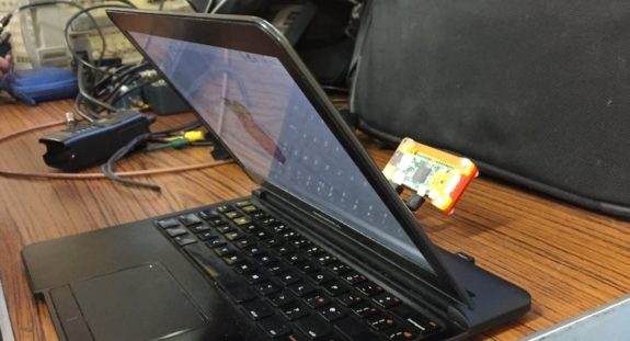 Andy G7TKK's Raspberry Pi laptop