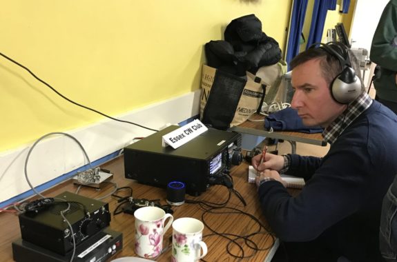 Rob M0KCP, live on 40m with the Essex CW Club