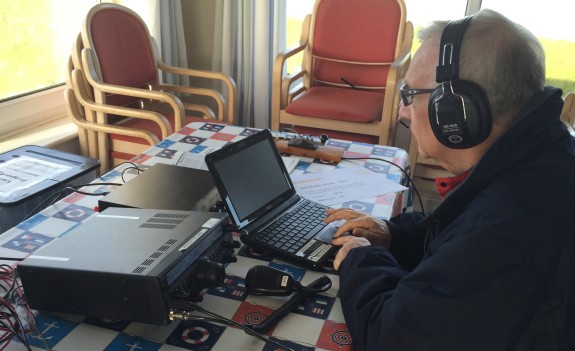 Oliver M0WAG operating GX0MWT for SOS Radio Week Jan 2015