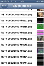 SSTV iPhone App Screen 2
