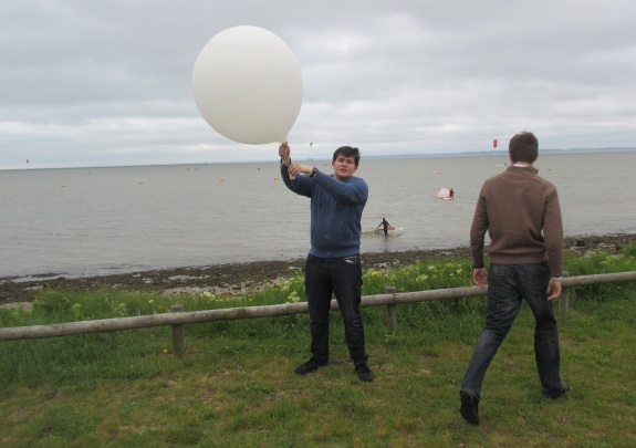Chris M6EDF about to launch SXHAM1