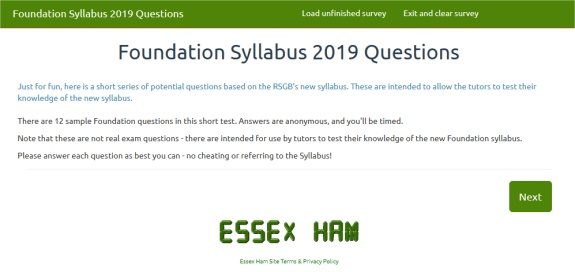 Syllabus Survey - Now Closed