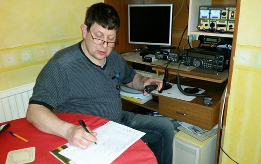 Simon M1GGY, running the TAARC 2m SSB station in March 2016