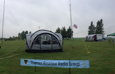 Thames ARG shack and antenna farm