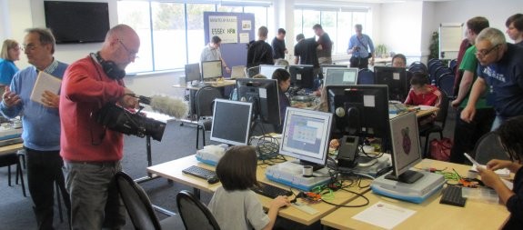 TX Factor recording youngsters at Southend Raspberry Jam