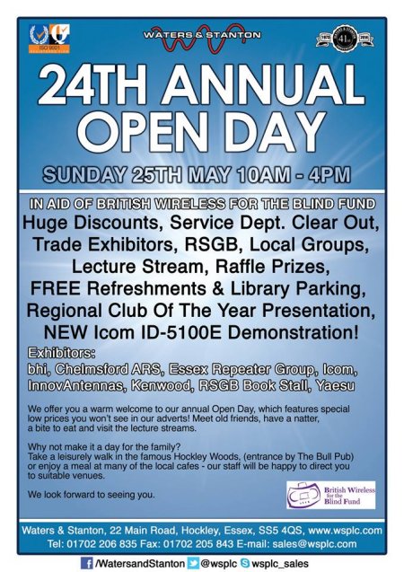 Waters & Stanton Open Day Leaflet May 2014