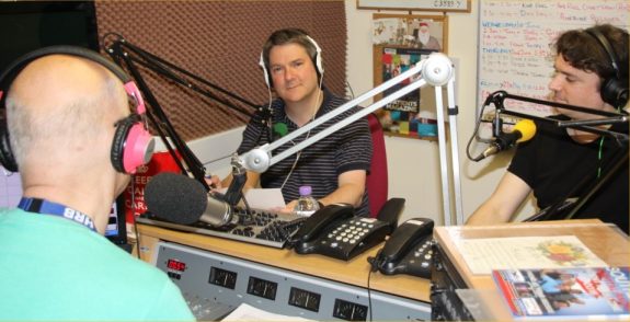 Pete M0PSX being interviewed on Basildon Hospital Radio & Gateway - May 2016