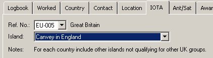 iotacanvey Canvey Island in Ham Radio Deluxe