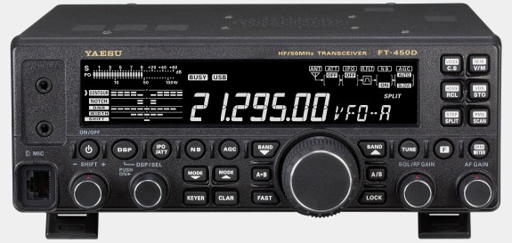 Yaesu FT-450D HF and 50m rig