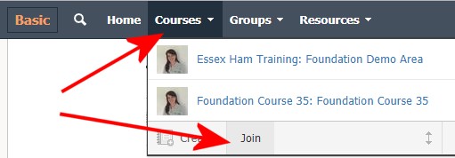 Joining a new course with Schoology