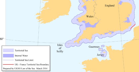 UK Territorial Seas - Source: UK Hydrographic Office (UKHO)